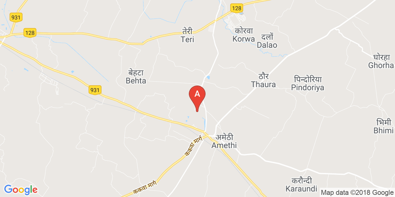 Amethi map