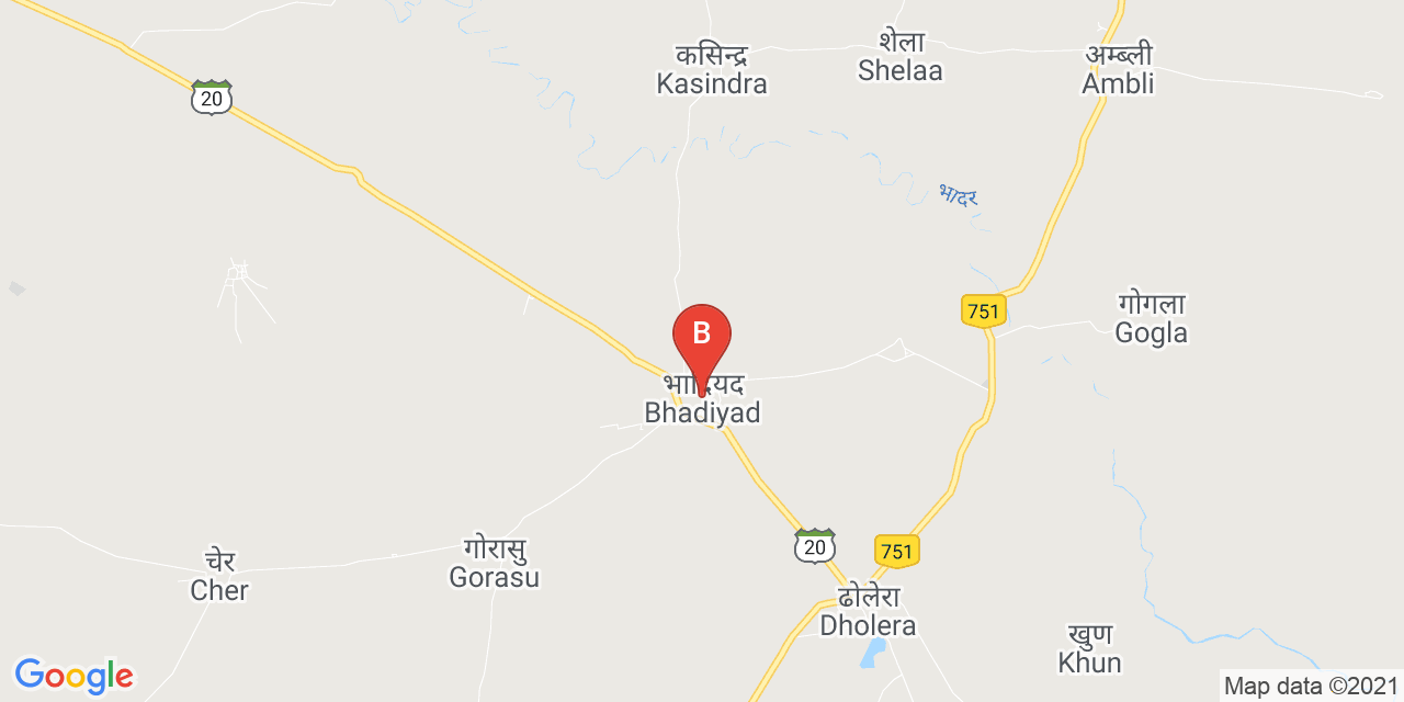 Bhadiad map