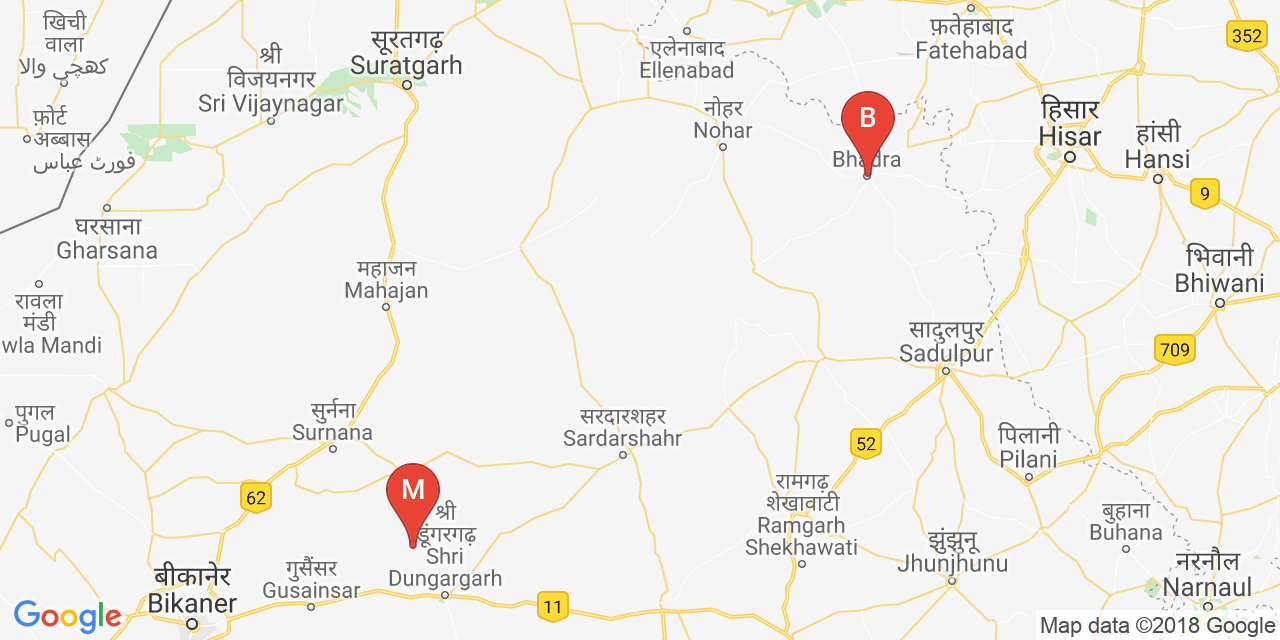 Bhadra map
