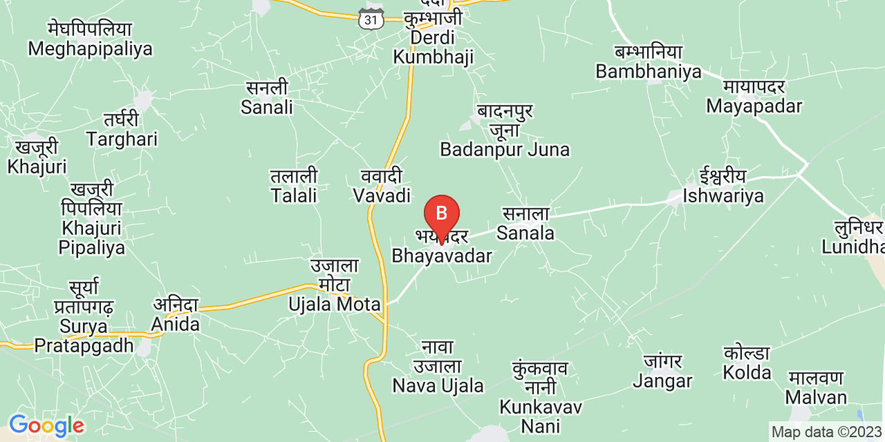 Bhayavadar map