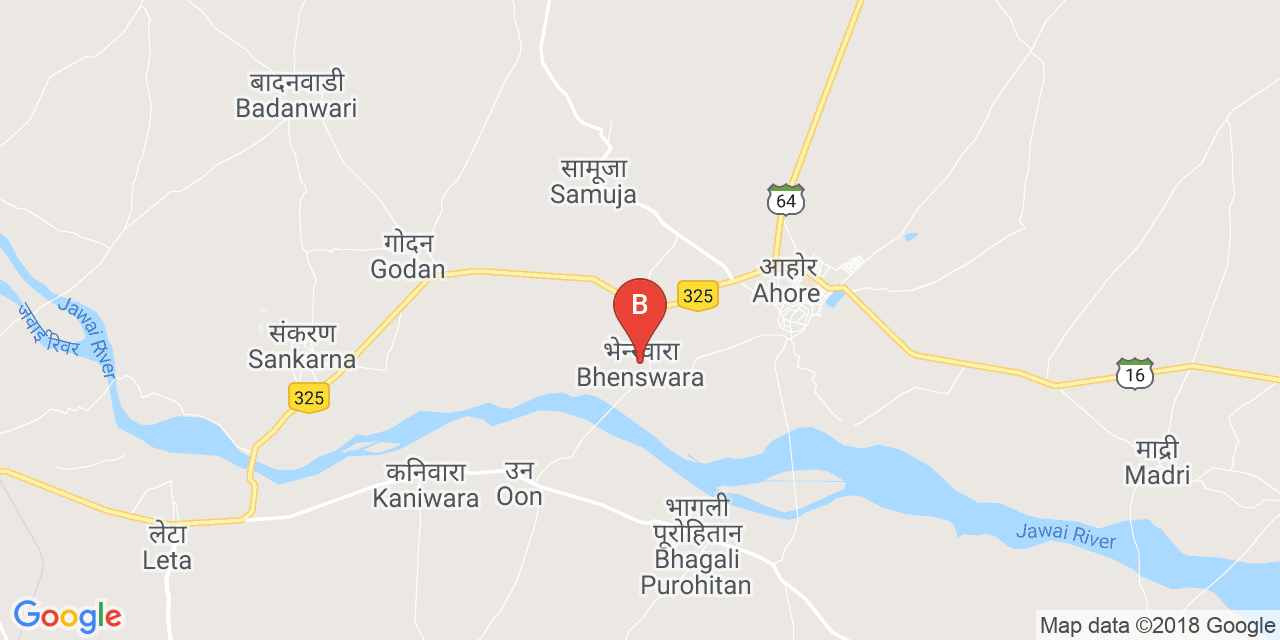 Bhenswara map