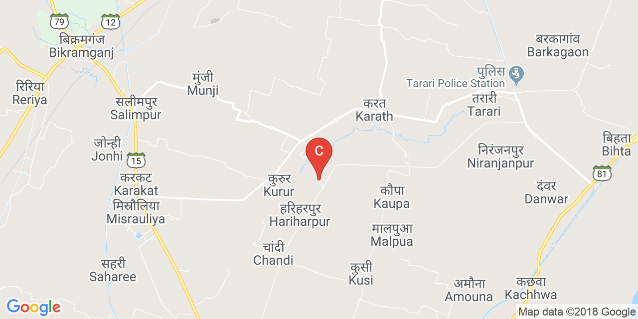 Chaugain [Panna - I] map