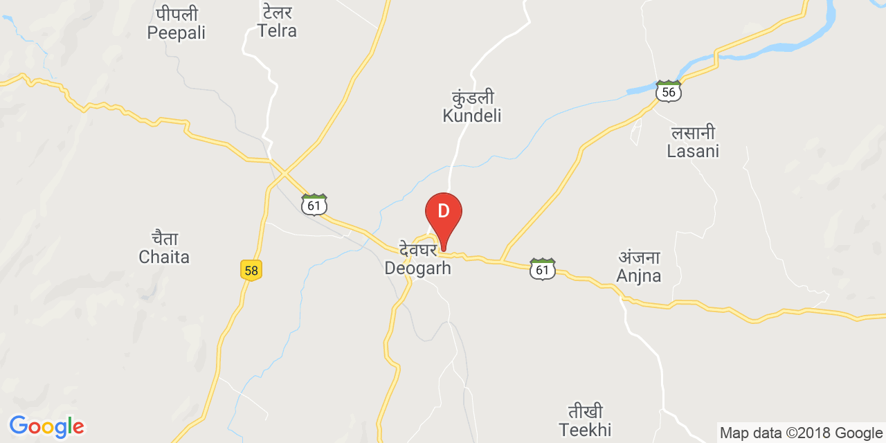 Deogarh map