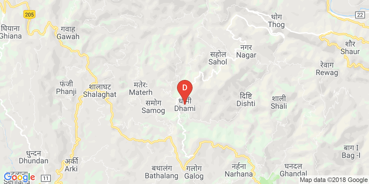 Dhami map