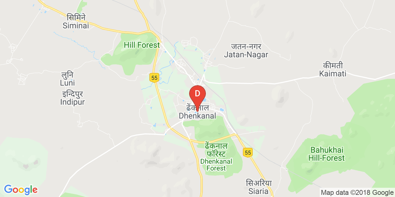Dhenkanal map