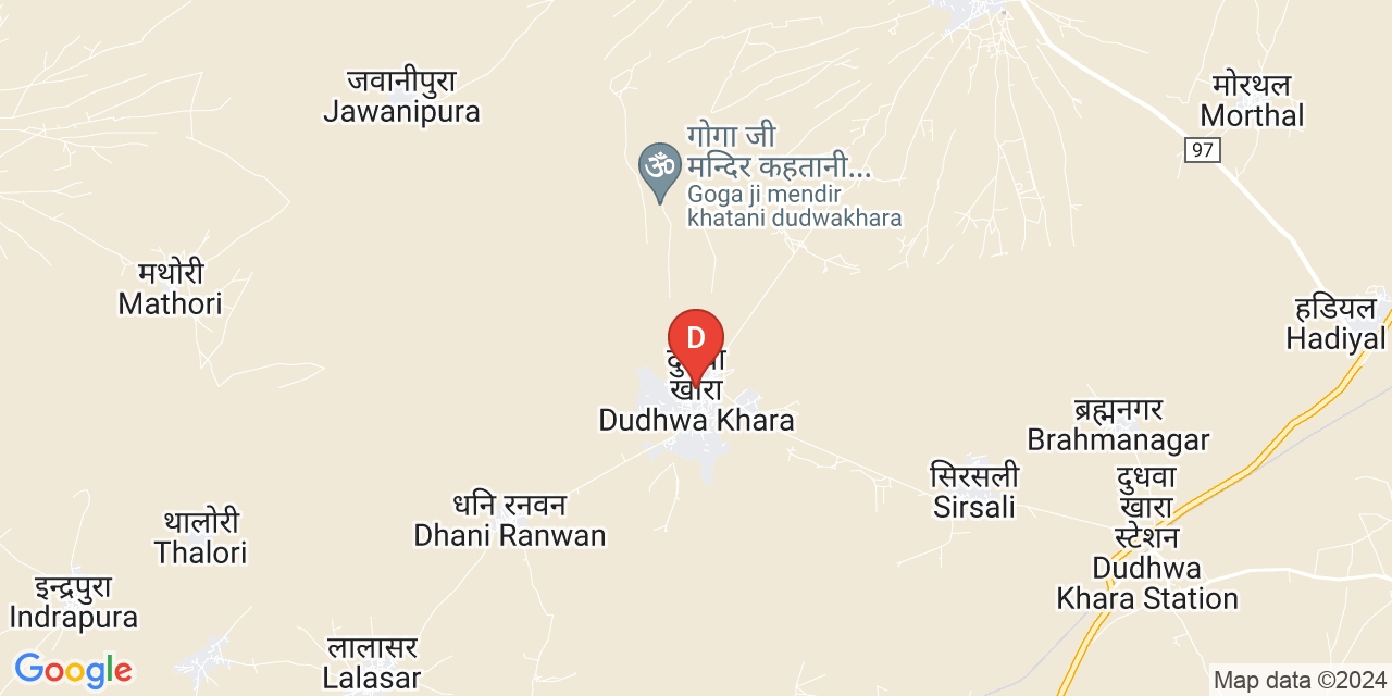 DudhwaKhara map