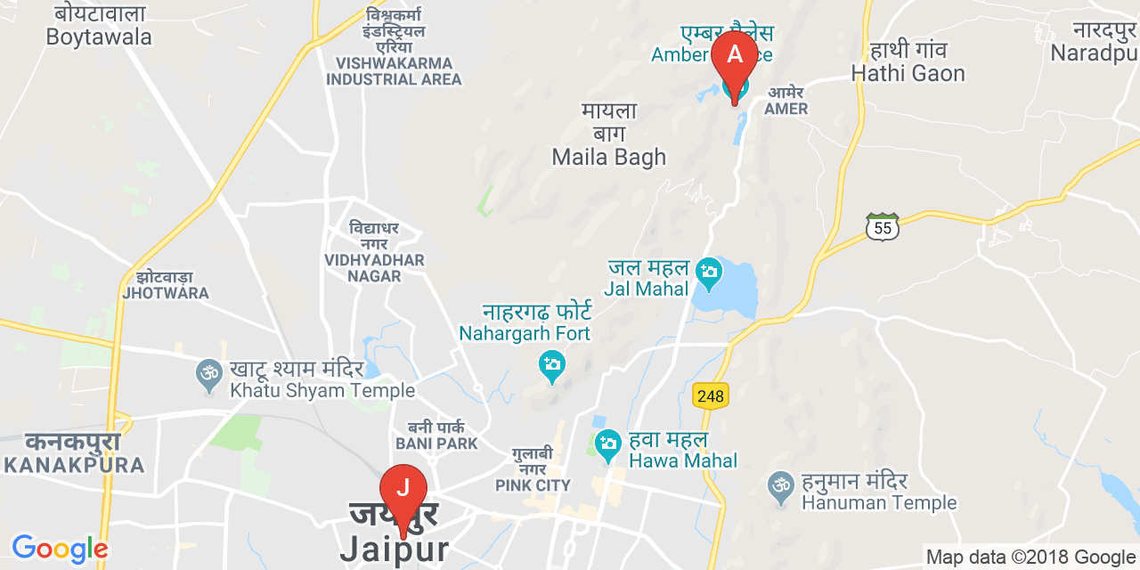 Jaipur map