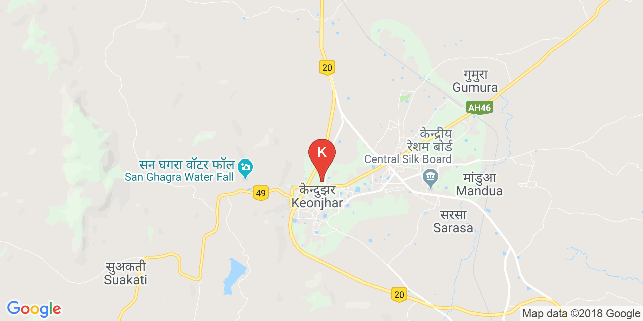 Keonjhar map