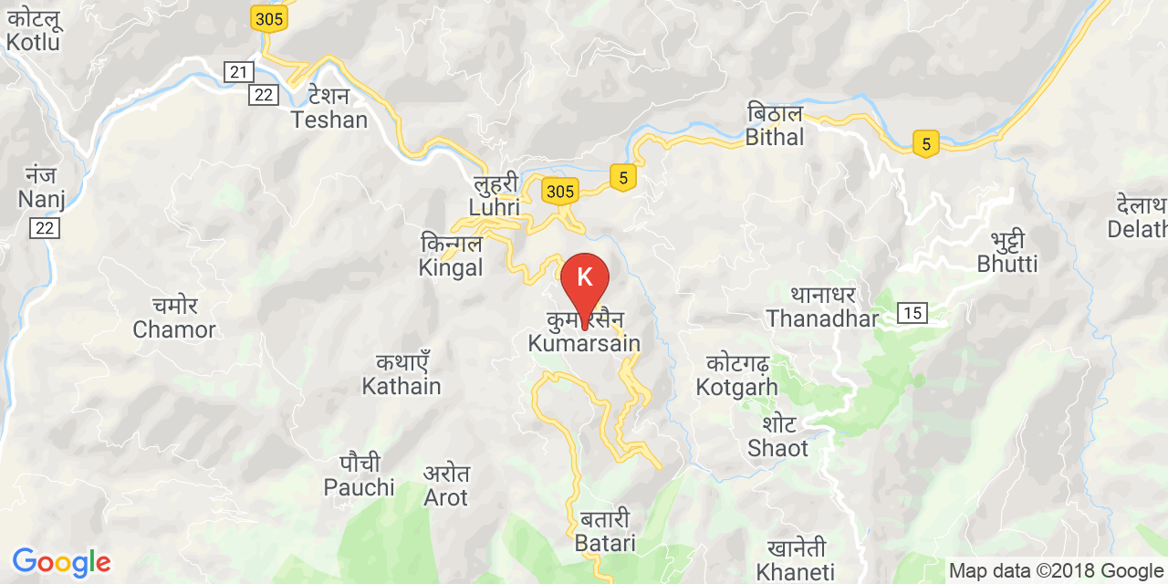 Kumharsain map