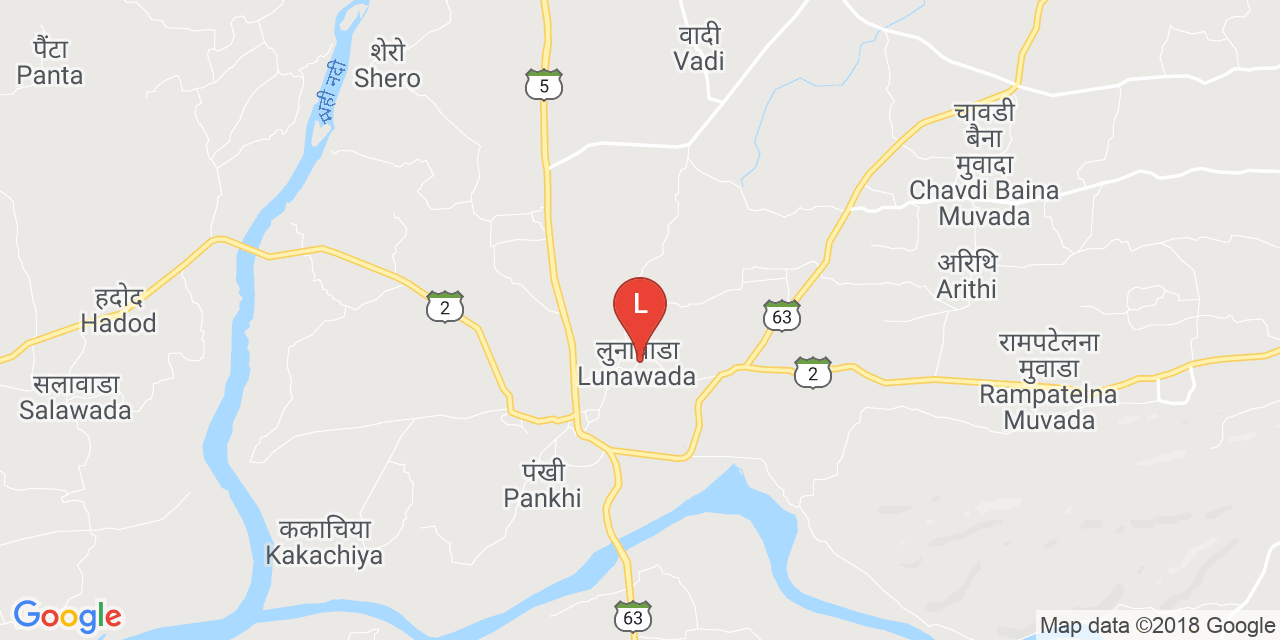 Lunawada map