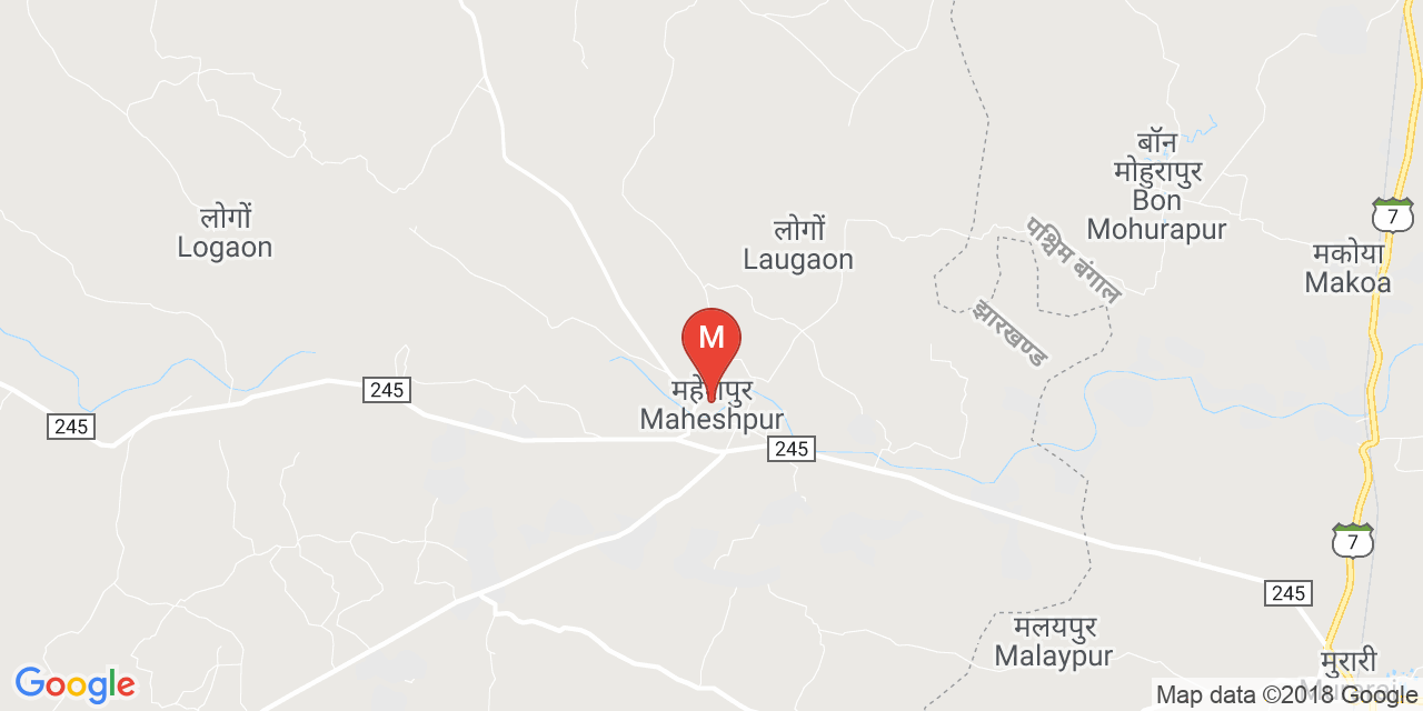Maheshpur Raj map