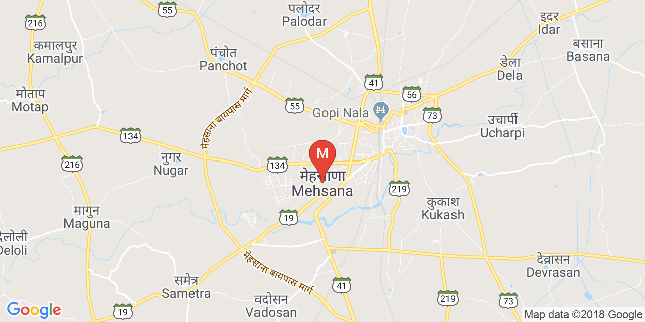 Mehsana map