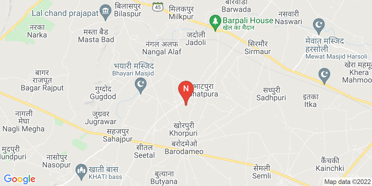 Nizamnagar map