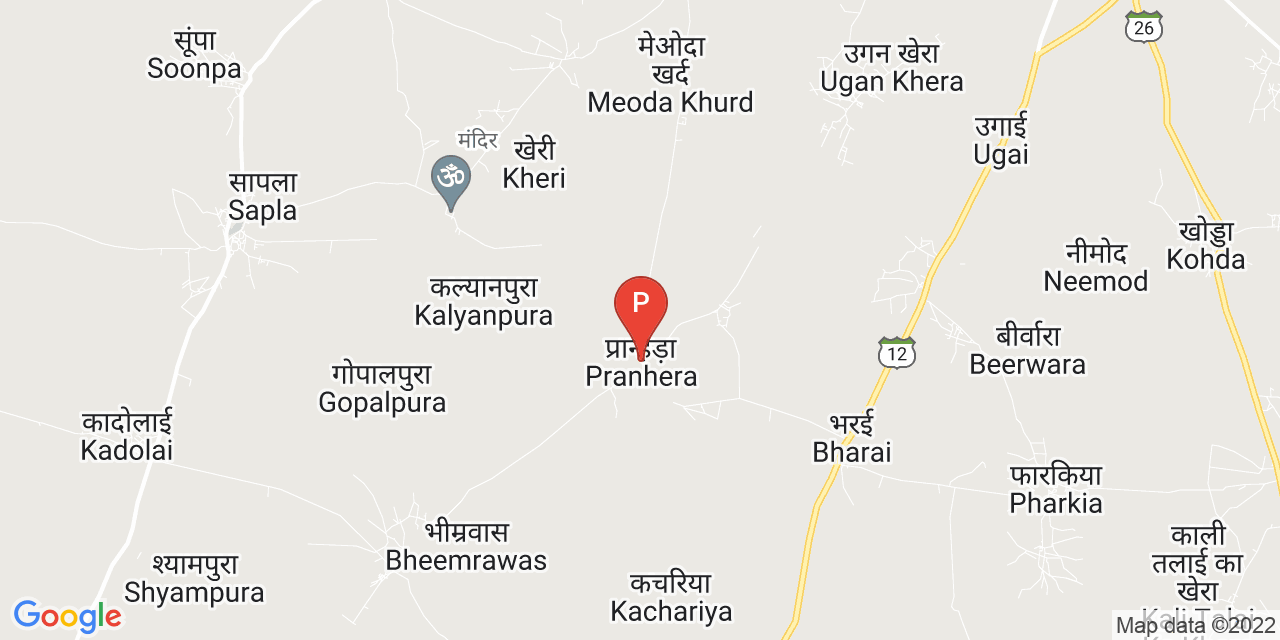 Pranhera map