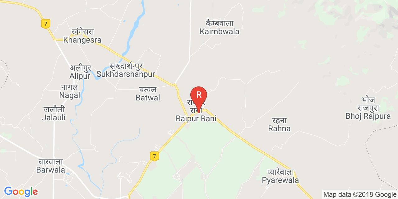 Raipur Rani map