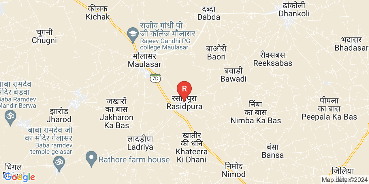 Rasidpura map