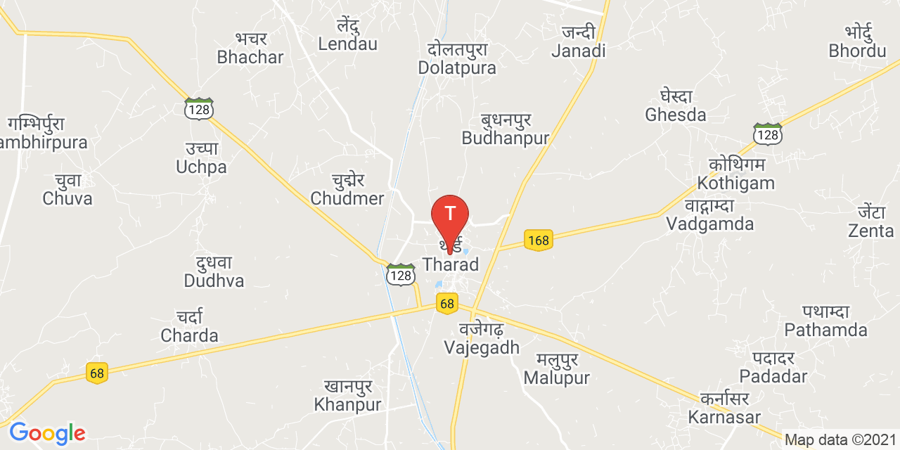 Tharad map