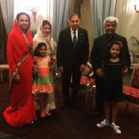 Baroda Royal Family with Ratan Naval Tata Chairman, Tata Sons and Tata Group