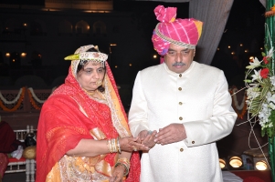 Raol Shri Lokendrasinhji Chandrajitsinhji Gohil & Rani Sahiba Mamta Devi Sahiba of Bhavnagar