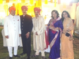 Dompada Royal Family with Maharaja Shri Praveen Chandra Bhanj Deo (Mayurbhanj) and Saheb Mardaraj (Nilgiri Pattayat)