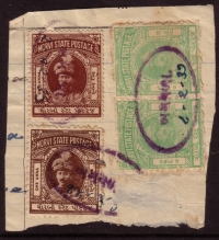 Morvi State Postage Stamp