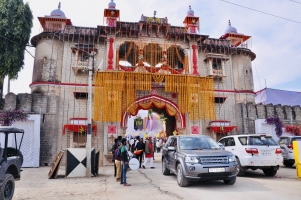 Nagod Entrance Gate during the Vidai Ceremony of Shivranjani Kumari (Nagod)
