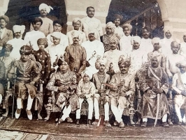 Group photo from an old Surguja and Sayla Weeding event