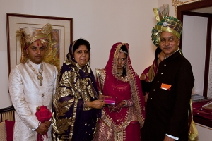 Seraikella Royal Family: Patayet Sahib Maharajkumar Jairaj Singh Deo, Patayet Rani Sahiba Ruponanda Devi, Lal Sahiba Ambica Kumari Devi & Lal Sahib Rajvikram Singh Deo  (Seraikella)