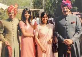 Capt Th Mrityunja Singh and Family (Ajairajpura)