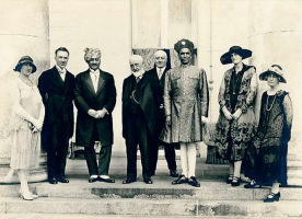 Maharaja Sir Jai Singh Prabhakar of Alwar at Viceregal Lodge in Dublin