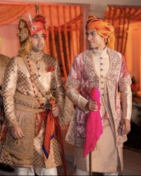 Yuvraj Manavendra Pratap Singh with Kunwar Avijit Singh of Rohet (Alwar)