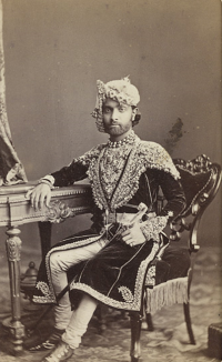 H.H. Maharao Raja Shri Sheodan Singhji Veerendra Shiromani Dev Bharat Prabhakar Bahadur, Maharao Raja of Alwar.( 1857 - 1874) (Alwar)