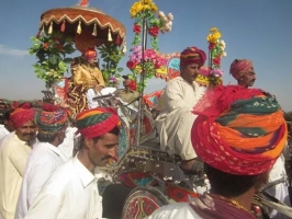 Tika ceremony of Karni Singh Sodha held at Rana Jagir, Amarkot on 7th Dec 2014 (Amarkot)