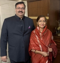 Yuvraj Anant Vikram Singh with his mother Rani Garima Singh