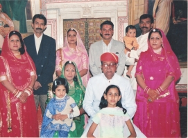 Present Rawat Shri Jitendra Singh Ji with his family (Athana)