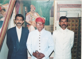 Sardar Rawat Jitendra Singh Ji with Kr Vishwajeet Singh Ji and Kr. Suryaveer Singh