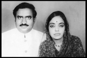 Thakut Saheb Shree Bheru singhji with Thukrani Sahiba Shanta Kanwar
