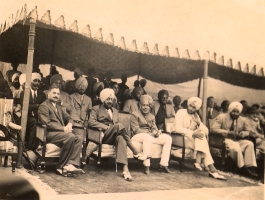 Raja Durga Singh with Maharaja of Patiala (Baghat)