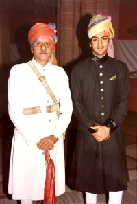 Thakur Bhawani Singh Ji with Yuvraj Shivraj Singh Ji Jodhpur (Bagri)