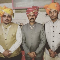 Kunwar Pritesh Sinh Gohil, Virendra Singh Gohil and Kunwar Dhanpal Sinh Gohil