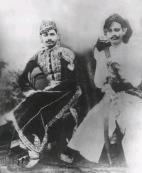 H.H Maharao Shri Umed Singh Ji Bahadur of Kotah State with Maharaj Shri Jai Singh Ji Chauhan of Bambolia