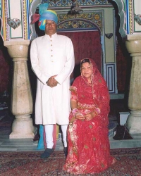 Thakur Raghubir Singh and Thakurani Sudhir Kumari (Banskhoh)