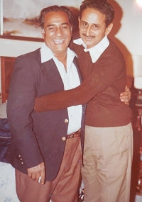Maharaj Lokendra Singhji (L) and Maharaj Pashupati Singhji