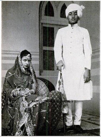 HH Maharawal JAIDEEPSINHJI SOBHAGSINHJI with HH Maharani Prem Kumari