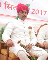 Rawat Tribhuwan Singh Rathore Barmer, the present Rawat of Barmer (Barmer)