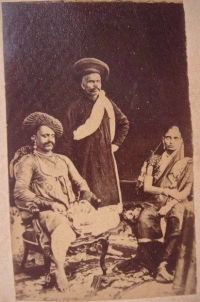 Maharani Shrimant Akhand Soubhagyavati Jamnabairaje Sahiba Gaekwad with her husband Maharaja Khanderao Gaekwad
