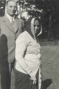 Maharani of Baroda Chimnabai Gaekwar during an European holiday in 1930s (Baroda)