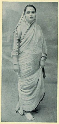 Shrimant Akhand Soubhagyavati Maharani Chimnabai II Gaekwad, wife of Maharaja Sayajirao Gaekwad, mother of Maharani Indiraraje of Cooch Behar and maternal grandmother of Rajmata Gayatri Devi of Jaipur
