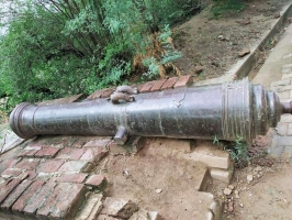Cannon at Bhadawar Fort