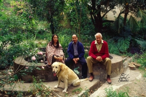 Rana Ram Chandra Pal Singh with Tikka Moh Chandra Pal Singh and Tikkarani Naintara Kumari (Bhajji)